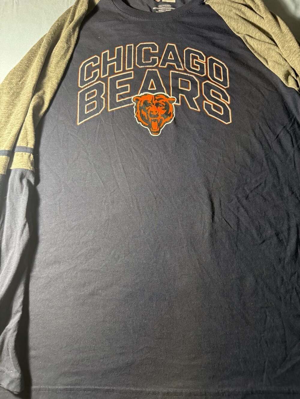 Nfl Team Apparel Chicago Bears Size 3XL Long Sleeve